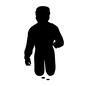 小銭を拾う男性 小銭を拾う男性 人物,人,男性,男,男の人,座る,正面,硬貨,小銭,コインのシルエット素材