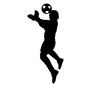 サッカー サッカー スポーツ,人物,人,男性,球技,アスリート,サッカー,サッカーボール,ボール,サッカー選手のシルエット素材
