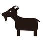 ヤギ ヤギ,やぎ,山羊,野羊,家畜,オオカミと七匹の子ヤギ,生き物,生物,動物,アニマルのシルエット素材