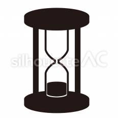 砂時計 砂時計,時間,計測のシルエット素材