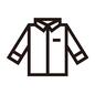 シャツ シャツ シャツ,Yシャツ,服,衣服,洋服,長袖,長袖シャツ,メンズ,メンズ用品,男性用のシルエット素材