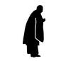 お坊さん 寺,人,人物,僧侶,僧,袈裟,お坊さん,仏教,仏教徒,全身のシルエット素材