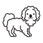犬 犬 もこもこ,垂れ耳,ペット,飼い犬,愛犬,イヌ,いぬ,生物,生き物,生きもののシルエット素材