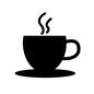 コーヒー コーヒー コーヒー,珈琲カップ,湯気,休憩,パソコン,マーク,アイコン,ソーサー,受け皿のシルエット素材