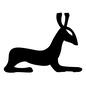 エジプト エジプト 動物,壁画,生き物,横向き,座る,一頭,古代エジプト,美術,横顔,エジプトのシルエット素材