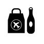 お土産 お土産 おみやげ,お土産,飲み物,ビール,ワイン,お酒,機内販売,旅,旅行,国内のシルエット素材