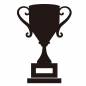 優勝カップ 優勝カップ,トロフィー,優勝,1位,大会,表彰,野球,スポーツ,試合,部活のシルエット素材