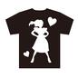 アイドルグッズ アイドルグッズ Tシャツ,アイドルグッズ,応援グッズ,女性アイドル,半袖,ハート,イベント,コンサート,ライブ,芸能人のシルエット素材
