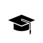 角帽 角帽 角帽,博士帽,帽子,大学,大学生,大学院,院生,学生,卒業,卒業式のシルエット素材
