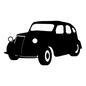 クラシックカー クラシックカー 自動車,乗り物,乗る,四輪車,動く,走る,おもちゃ,模型,車,走行のシルエット素材