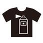 Tシャツ Tシャツ ヒップホップ,半袖Tシャツ,スプレー,スプレーアート,噴射,スプレーボトル,スプレー缶,半袖,服,Tシャツのシルエット素材