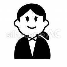 就活生 就活生,スーツ,長袖のシルエット素材