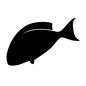 モンガラ モンガラ モンガラ,横向き,魚,水中生物,生き物,生物,泳ぐ,海の生き物のシルエット素材