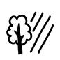 風雨 風雨 風雨,雨,風,豪雨,木,樹木,斜め,大雨,天気,空模様のシルエット素材