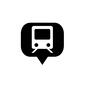 電車 電車 乗り場,乗り物,電車,列車,吹き出し,目的地,ピン,正面,車両,鉄道のシルエット素材