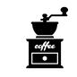 コーヒーミル コーヒーミル キッチン,台所,調理器具,クッキング,キッチンツール,キッチン用品,珈琲,珈琲豆,コーヒー豆,豆挽きのシルエット素材