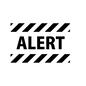 アラート ALERT,注意文,注意,注意喚起,警告メッセージ,注意メッセージ,警告文,警告,通知,アラートのシルエット素材