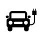 電気自動車 電気自動車 コンセント,充電,プラグ,エコ,エコカー,電気自動車,電気,自動車,車,乗り物のシルエット素材