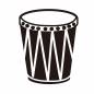 打楽器 打楽器 楽器,音楽,演奏,打楽器,民族楽器,ドラム,サンバ,カーニバル,お祭り,ラテンのシルエット素材