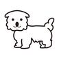 犬 犬 もこもこ,ペット,飼い犬,愛犬,イヌ,いぬ,生物,生き物,生きもの,動物のシルエット素材