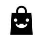 オバケ オバケ 紙バッグ,顔,ショップバッグ,オバケ,お化け,ハロウィン,ハロウィーン,前夜祭,収穫祭,秋のシルエット素材