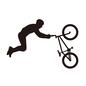 BMX BMX 回す,掴む,BMX,自転車競技,技,自転車,ヘルメット,ストリートスポーツ,人物,1人のシルエット素材