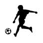 シュート シュート シュート,パス,人,人物,球技,スポーツ,サッカー,サッカーボール,キック,全身のシルエット素材