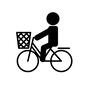サイクリング 自転車,サイクリング,人物,人,ピクトグラム,日常,生活,日常生活,生活スタイル,ライフスタイルのシルエット素材