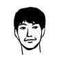 男性 男性 似顔絵,男性,男の人,前髪,首,醤油顔,一重,薄い唇,正面,さわやかのシルエット素材