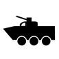 装甲車 装甲車,火砲,軍用,乗りもの,乗り物,戦車,戦争,軍事,軍用装甲車,車両のシルエット素材