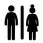 トイレマーク トイレマーク,トイレ,お手洗い,ペア,カップル,人物,男女,ピクトグラム,女性,男性のシルエット素材
