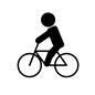 自転車にのる 自転車にのる 自転車,サイクリング,人物,人,ピクトグラム,日常,生活,日常生活,生活スタイル,ライフスタイルのシルエット素材