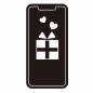 スマホ画面のプレゼント スマホ画面のプレゼント スマートフォン,ハート,画面,プレゼント,オンライン,ビジネス,ラブラブ,ショッピング,誕生日,バレンタインのシルエット素材