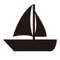 ヨット ヨット,乗り物,船,レジャー,帆船,帆,小型,帆走ヨット,競技,航海のシルエット素材