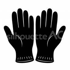 軍手 手袋,保護,装備のシルエット素材