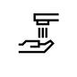 手洗い 手洗い 手洗い,水,洗う,洗浄,流す,人物,人,手,片手,ピクトグラムのシルエット素材