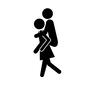 おんぶ おんぶ カップル,仲良し,夫婦,男,女,男女,恋愛,伴侶,デート,彼氏のシルエット素材