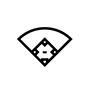 野球場 野球場 野球場,野球コート,野球,公園,スポーツ,運動,ダイヤモンド,ベース,設備のシルエット素材