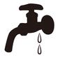 水漏れ 水漏れ 水漏れ,水道,蛇口,水のトラブル,水道のトラブル,水滴,滴,ぽたぽた,垂れる,水回りのシルエット素材