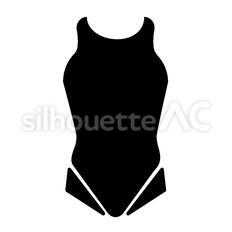 水着 運動,遊び,スポーツのシルエット素材