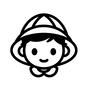 園児 園児 園児,子供,幼児,男の子,通園,通園帽,帽子,笑顔,アップ,幼稚園のシルエット素材