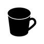カップ カップ 食器,マグカップ,コップ,コーヒーカップ,カップ,スープカップ,飲物,ホットドリンク,カフェのシルエット素材