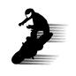 バイクで転倒する人 バイクで転倒する人 転倒,滑る,乗り物,乗る,バイク,二輪車,スタントマン,スタント,オートバイ,モーターバイクのシルエット素材