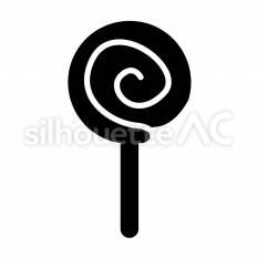 ぐるぐるキャンディ キャンディ,菓子,棒のシルエット素材