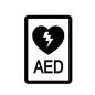 AED AED AED,電気ショック,メディカル,医療,病院,医療機関,治療,心臓,ハートマークのシルエット素材
