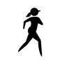 ランニング ランニング ランナー,ランニング,女性,運動,ダイエット,トレーニング,エクササイズ,ジョギング,マラソン,ウォーキングのシルエット素材