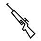 射撃 射撃,銃器,射撃競技,ライフル,ライフル銃,銃,猟銃,線,用品,簡単のシルエット素材