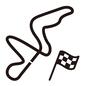 サーキット 鈴鹿サーキット,国際レーシングコース,コース,サーキット,チェッカーフラッグ,フラッグ,旗,サーキット,コース図,モータースポーツのシルエット素材
