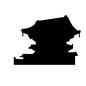 寺 寺 寺,寺院,外観,斜め,景色,建物,観光名所,観光スポットのシルエット素材