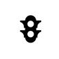 信号 信号 信号機,鉄道信号機,踏切,信号,2灯式,二灯式,駅,線路,電車,鉄道のシルエット素材